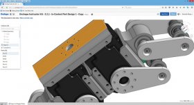 Because Onshape’s parametric CAD system runs from a browser, it eliminates the necessity for a high-end system typically related to CAD software. Image courtesy of Onshape.